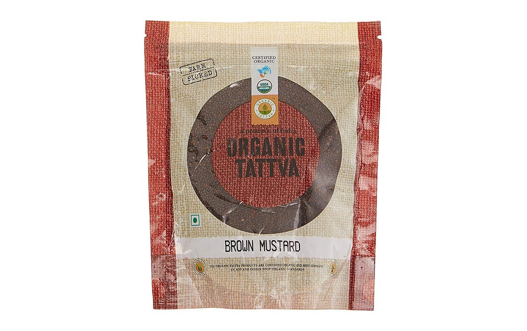 Organic Tattva Brown Mustard    Pack  200 grams